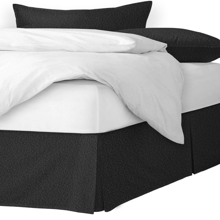 Dark gray on sale bed skirt queen